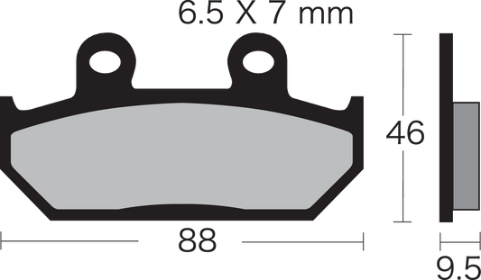 Semi-Metallic Brake Pads - VD-143/2