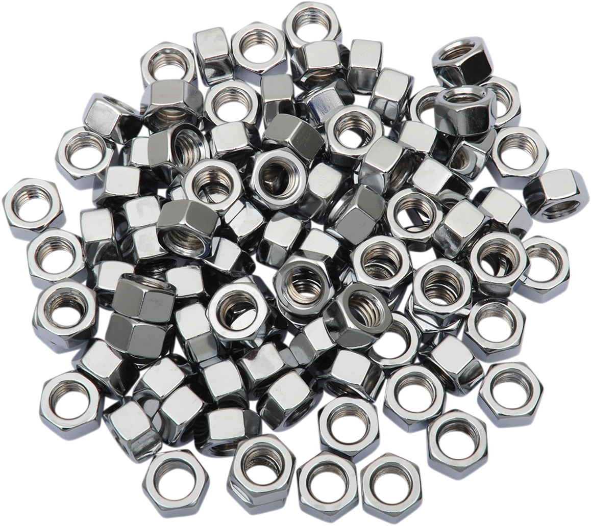 3/8"-16 Chrome Hex Nut