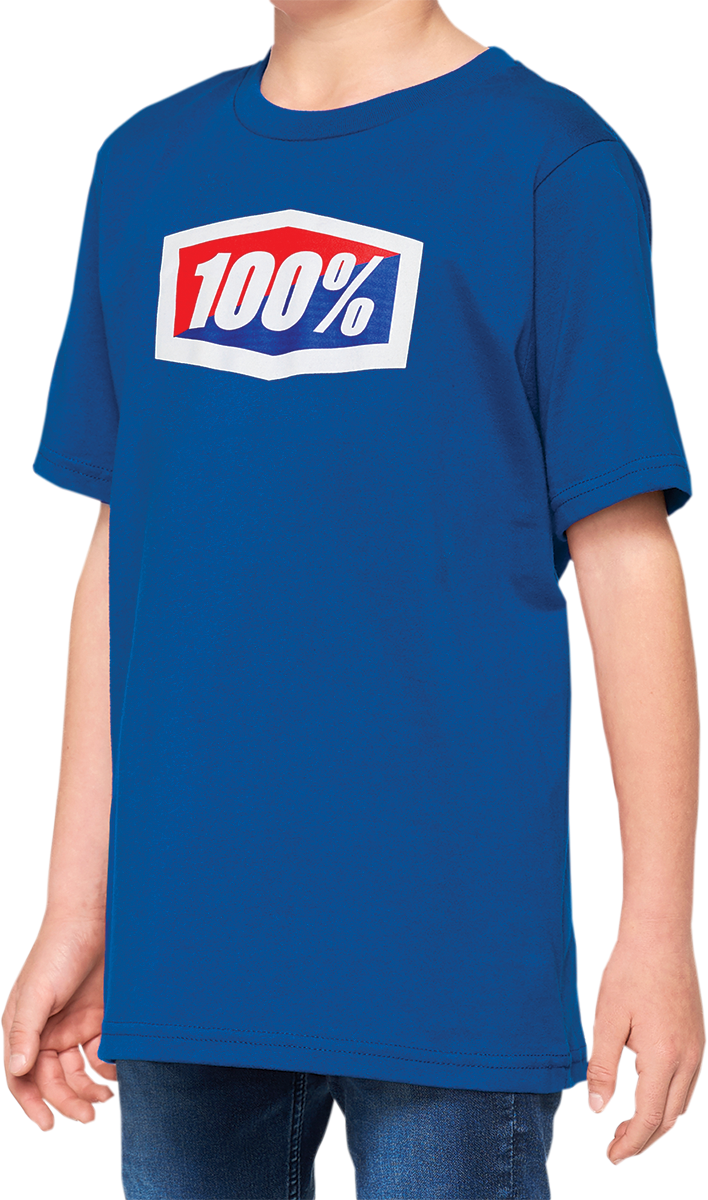 Youth Official T-Shirt - Blue - Medium