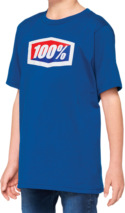 Youth Official T-Shirt - Blue - Medium