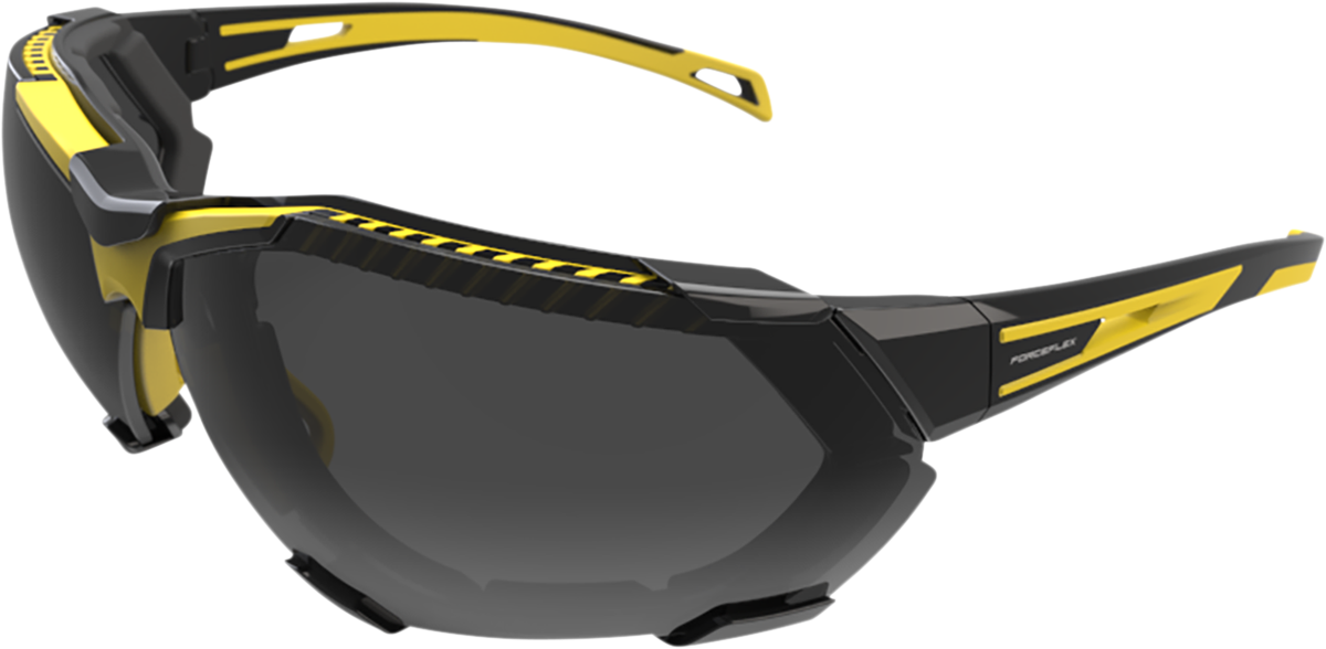 FF4 Sunglasses - Foam - Black/Yellow - Smoke