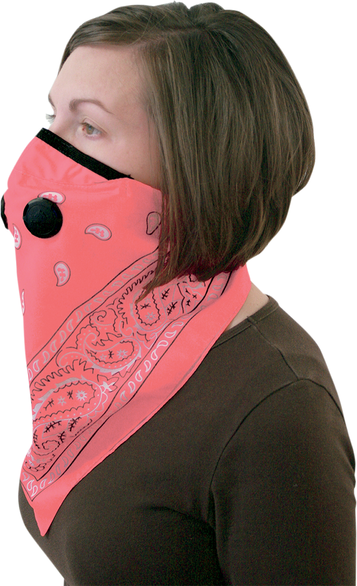 Bandana  Dust Mask - Pink