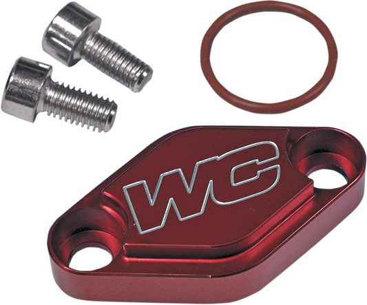 Block Off Plate - Red