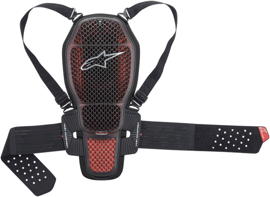 Nucleon KR-1 Cell Back Protector - Red/Black