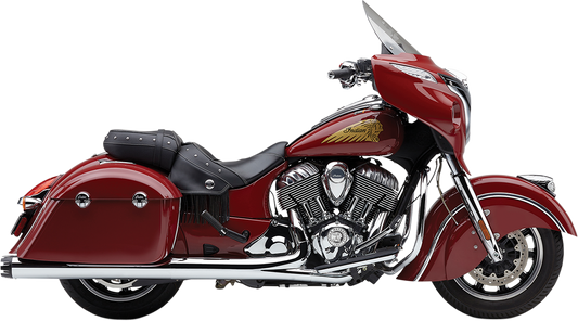 Dual Cut Muffler - Indian - Chrome