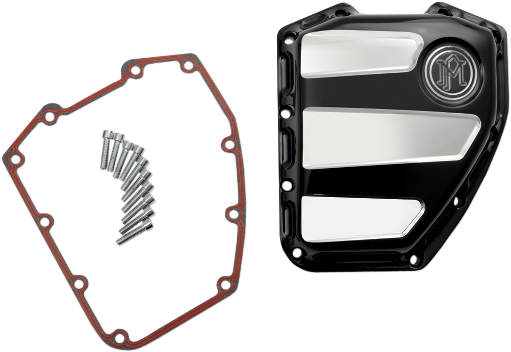 Cam Cover Scalloped Platinum Cut 01-17 Twin Cam