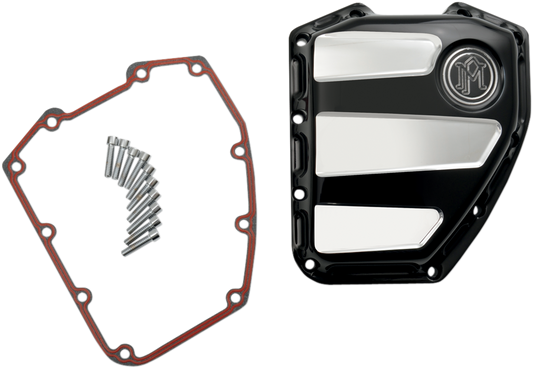 Cam Cover Scalloped Platinum Cut 01-17 Twin Cam