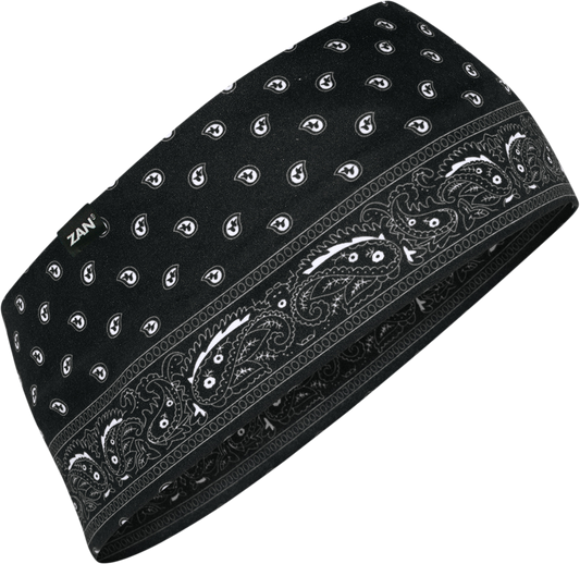 SportFlex® Headband - Black Paisley