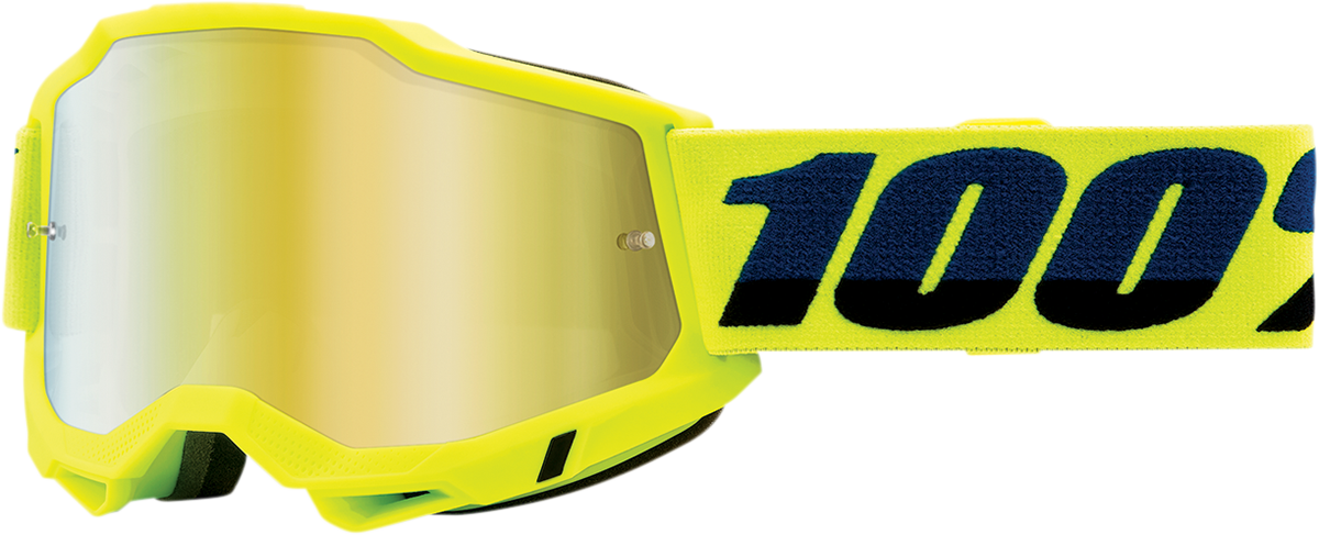 Accuri 2 Goggles - Fluo Yellow - Gold Mirror