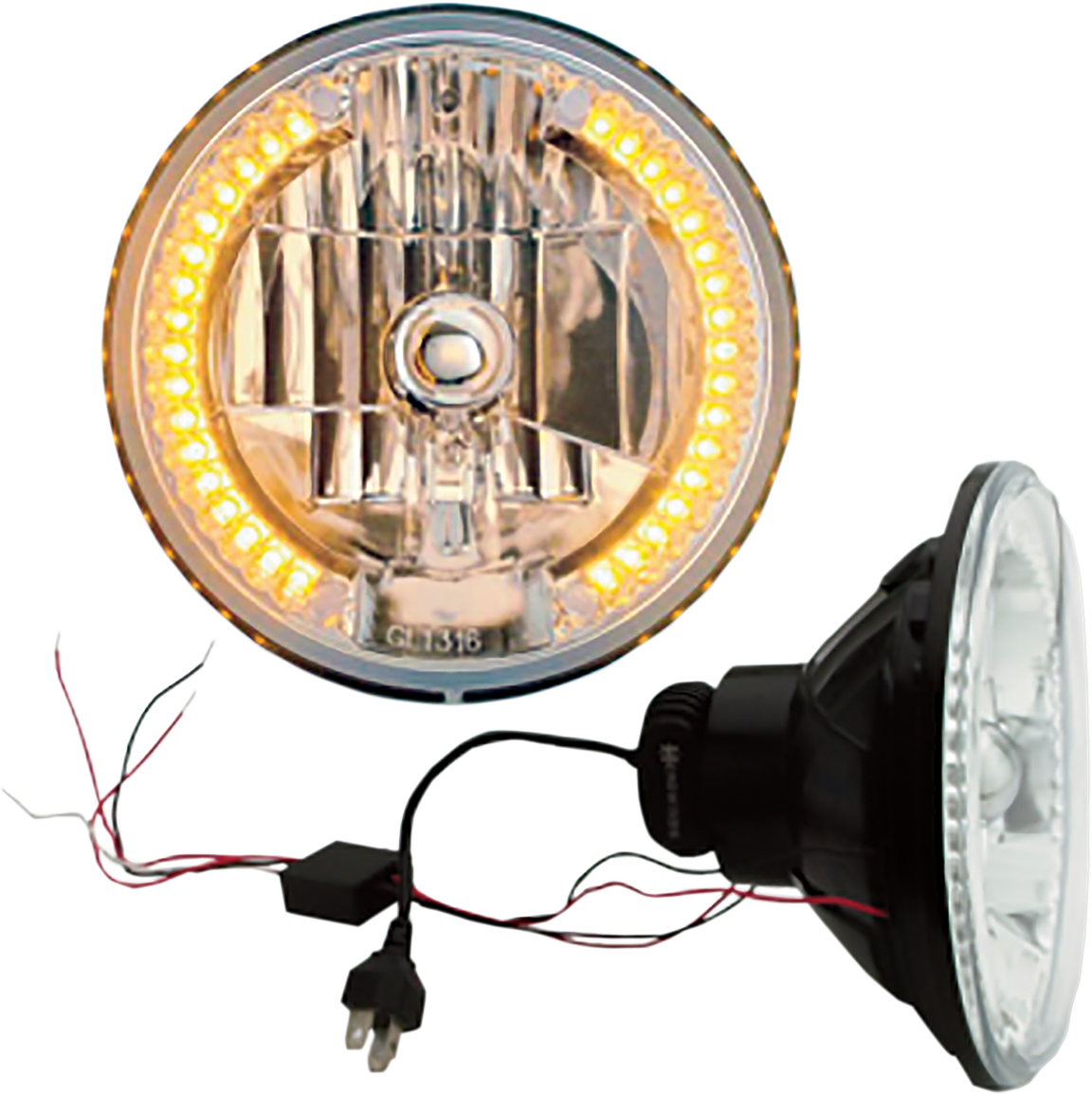 7" LED Headlight with LED Turn Signals