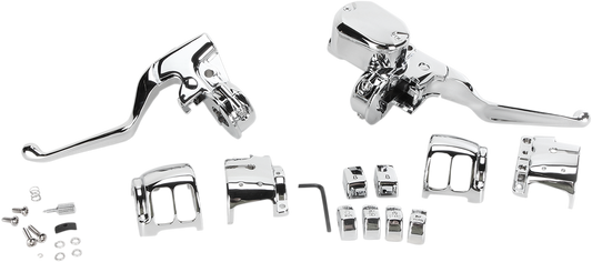 Controles de Manillar Cilindro Maestro y Palancas Standar Cromo