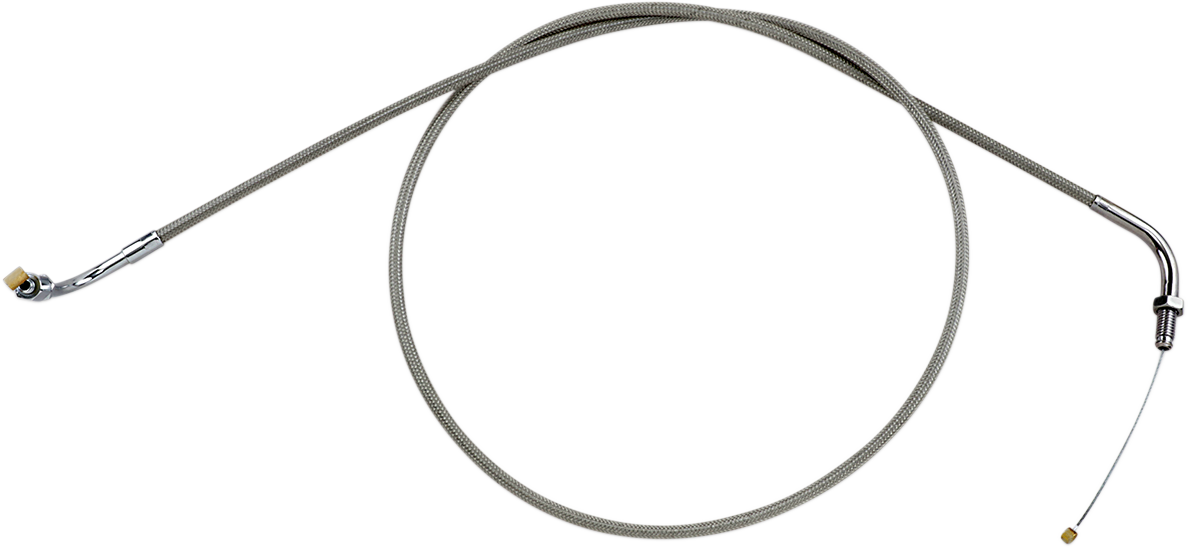 Throttle Cable - Push - Yamaha - Stainless Steel