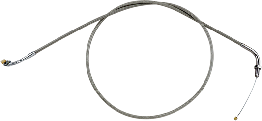 Throttle Cable - Push - Yamaha - Stainless Steel