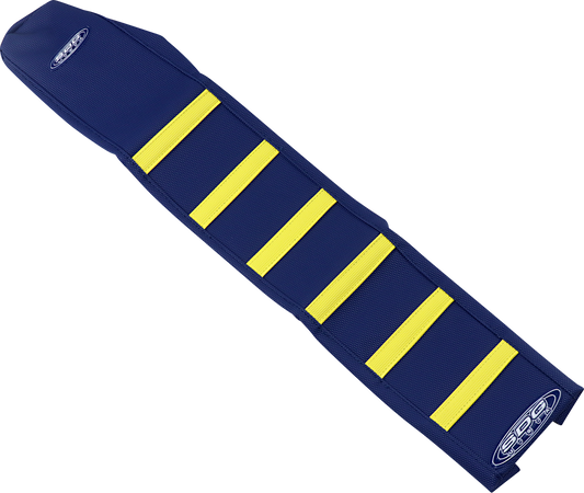 6-Ribbed Seat Cover - Yellow/Blue - TC/FX