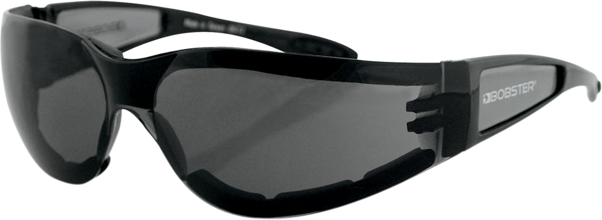 Shield II Sunglasses - Gloss Black - Smoke - Lemans