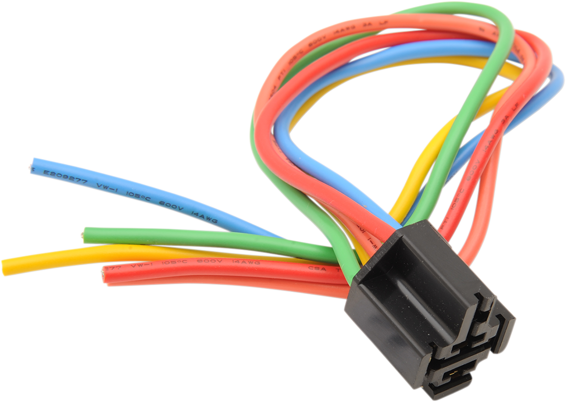 Relay Socket Assembly - Colored Wires