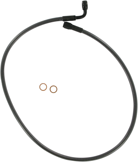 Brake Line - Black Pearl - 3/8"/90° - 29"