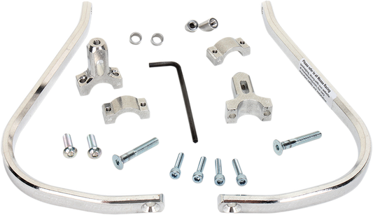 Handguards - Aluminum - 1-1/8" - Silver