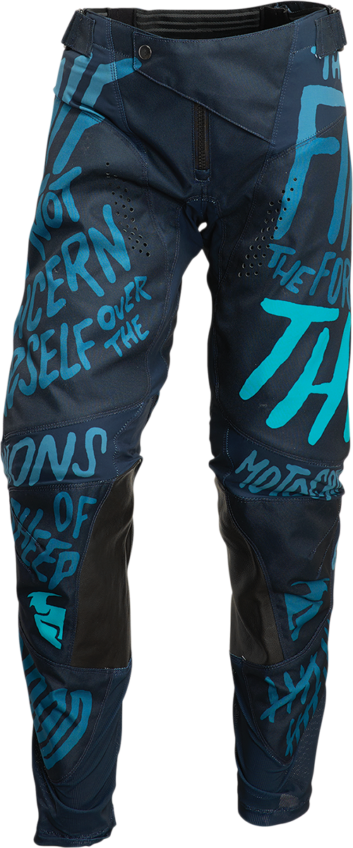 Women's Pulse Counting Sheep Pants - Aqua - 3/4