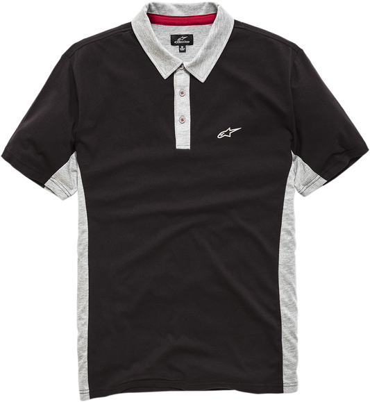 Champion Polo Shirt - Black/Gray - Medium
