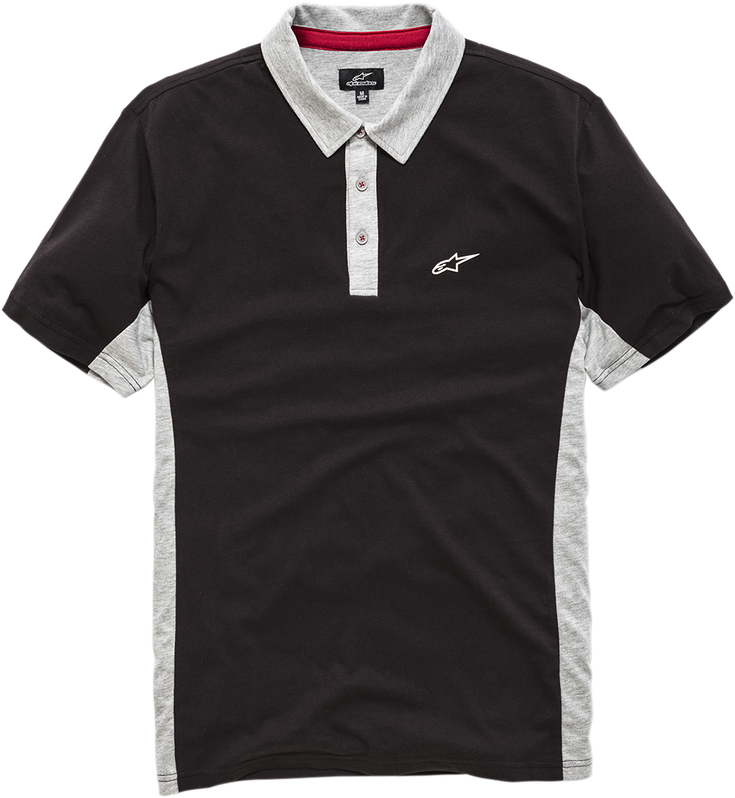 Champion Polo Shirt - Black/Gray - Medium