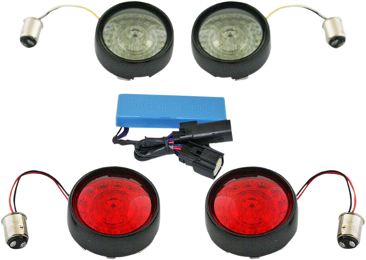 Full Bullet Turn Signal Conversion Kit  - Black