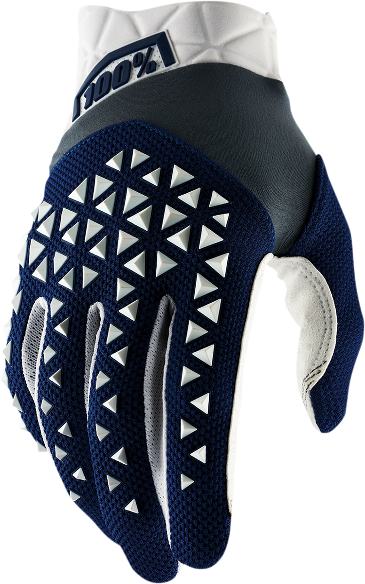 Airmatic Gloves - Navy/Steel/White - Small