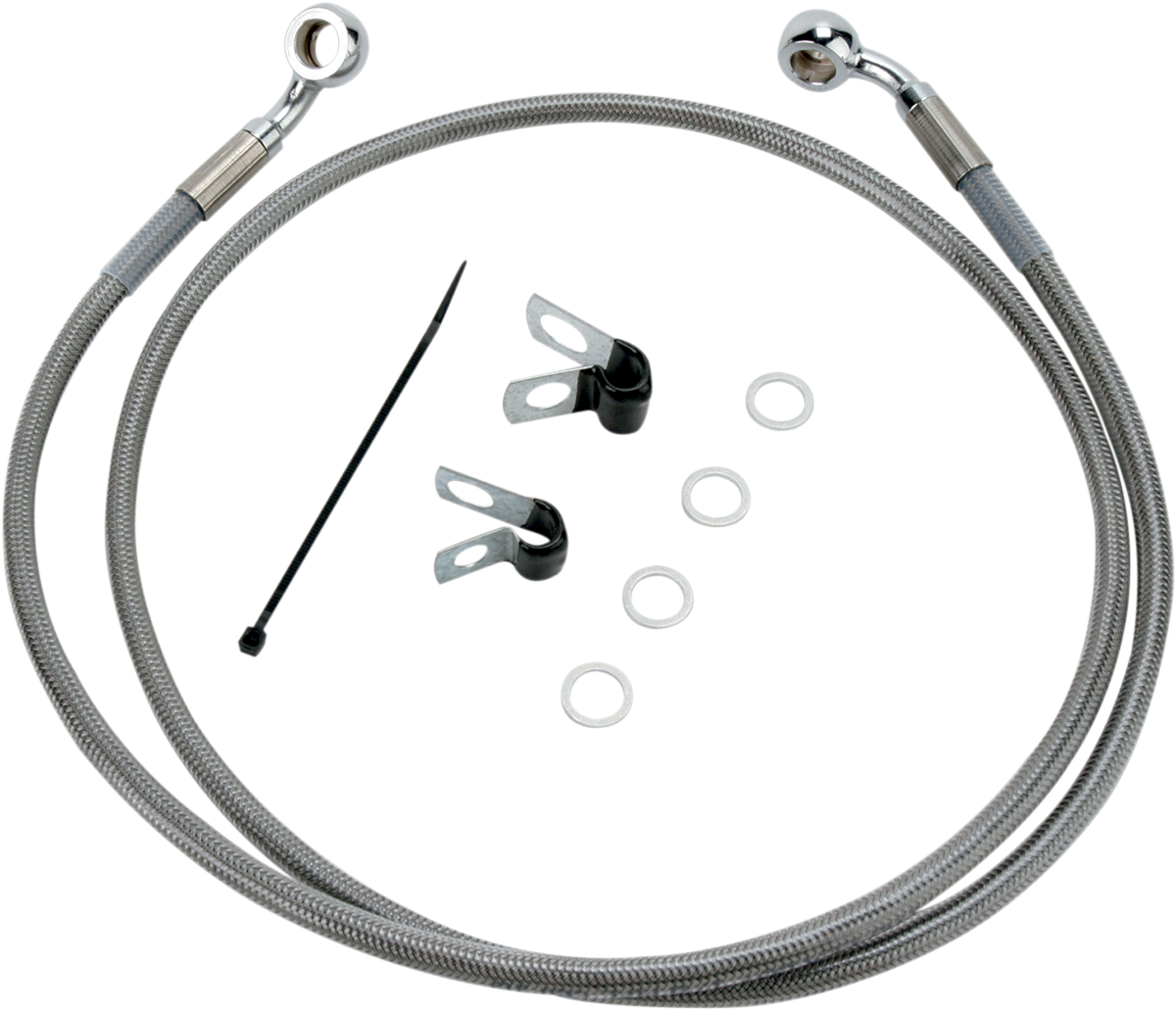 Línea de Freno Delantero 6"  de Acero Inoxidable