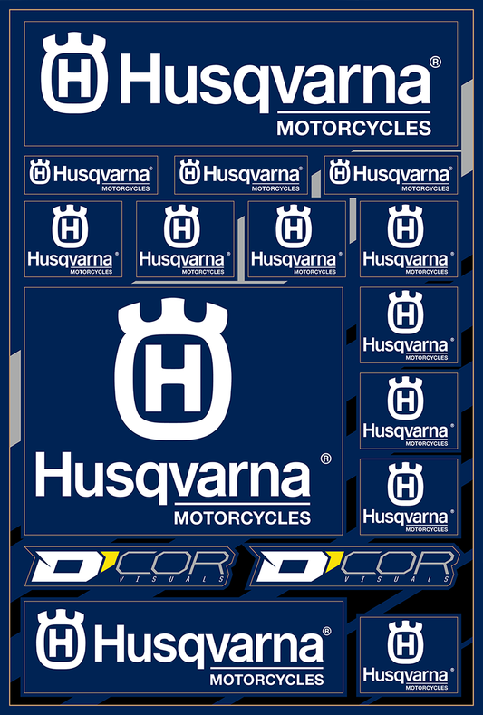 Decal Sheet - Husqvarna