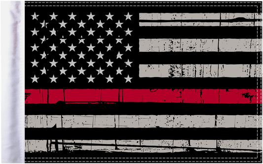 Grunge U.S.A. Flag - Red - 10" x 15"