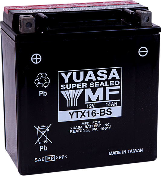 AGM Battery - YTX16-BS .78 L