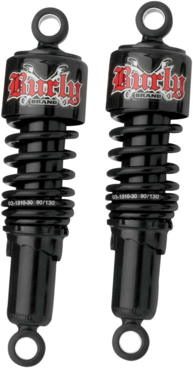 Amortiguadores Traseros Slammer Negros 10.5" Burly Brand49288