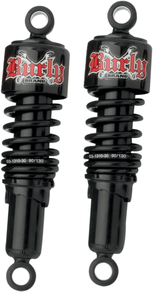 Amortiguadores Traseros Slammer Negros 10.5" Burly Brand49288