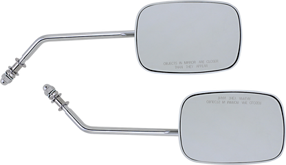 Rectangle Mirrors - Long - Chrome