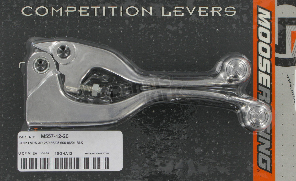 Black Competition Lever Set for XR250/600