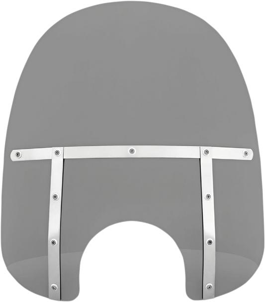 Fats Windshield - 19" - 7" Headlight - Black Smoke