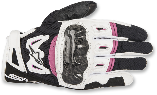 Stella SMX-2 Air Carbon V2 Gloves - Black/White/Pink - XS