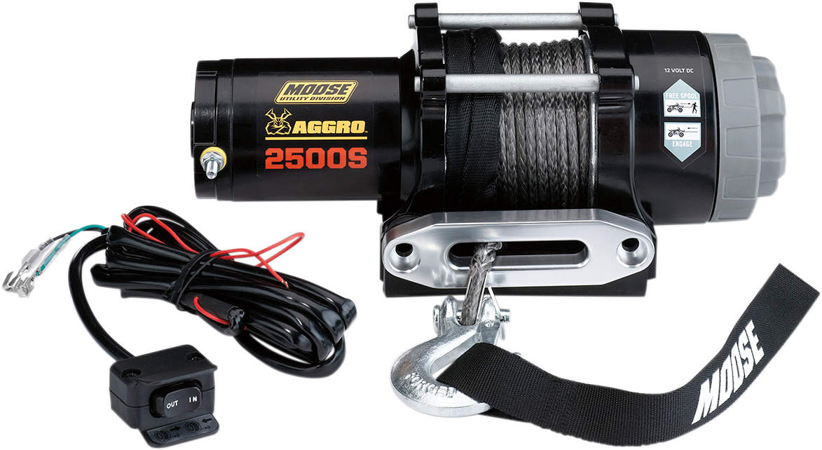 2500 LB Winch - Synthetic Rope