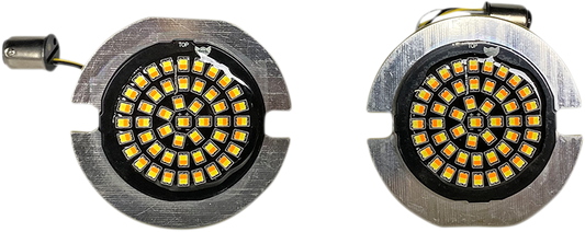 Amber/White LED Turn Signal Inserts