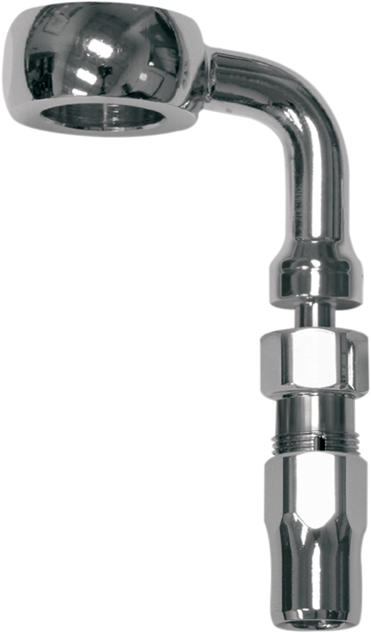 BYO Brake Banjo - 90° 7/16" - Stainless Steel