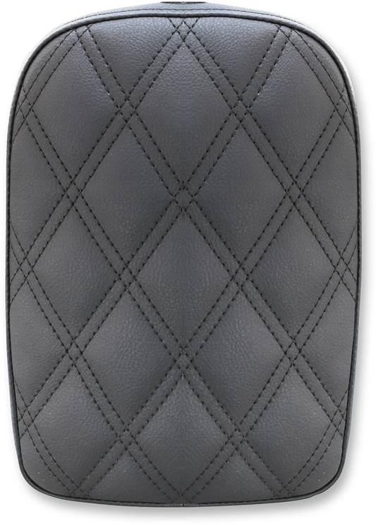 Lattice Stitched Pad - Black -  7"