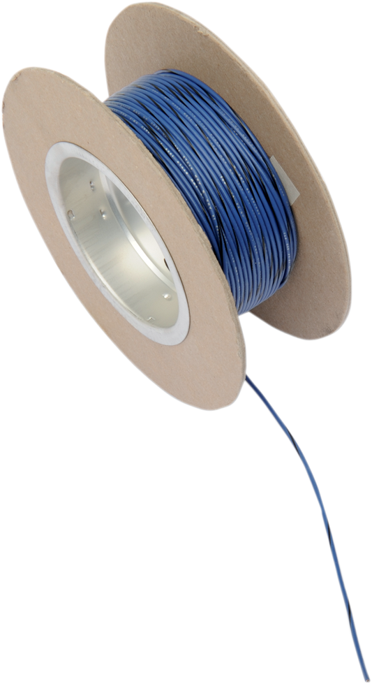 100' Wire Spool - 18 Gauge - Blue/Black