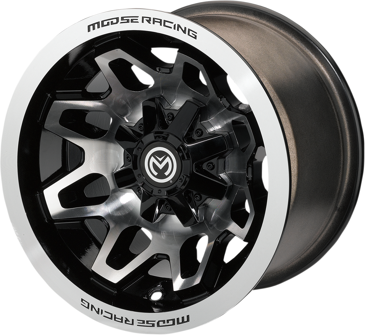 416X Wheel - Front/Rear - Machined Black - 14x8 - 4/110 - 4+4