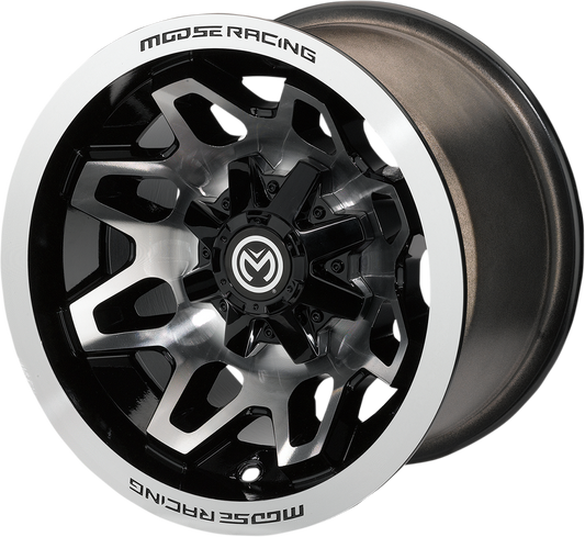 416X Wheel - Front/Rear - Machined Black - 14x8 - 4/110 - 4+4