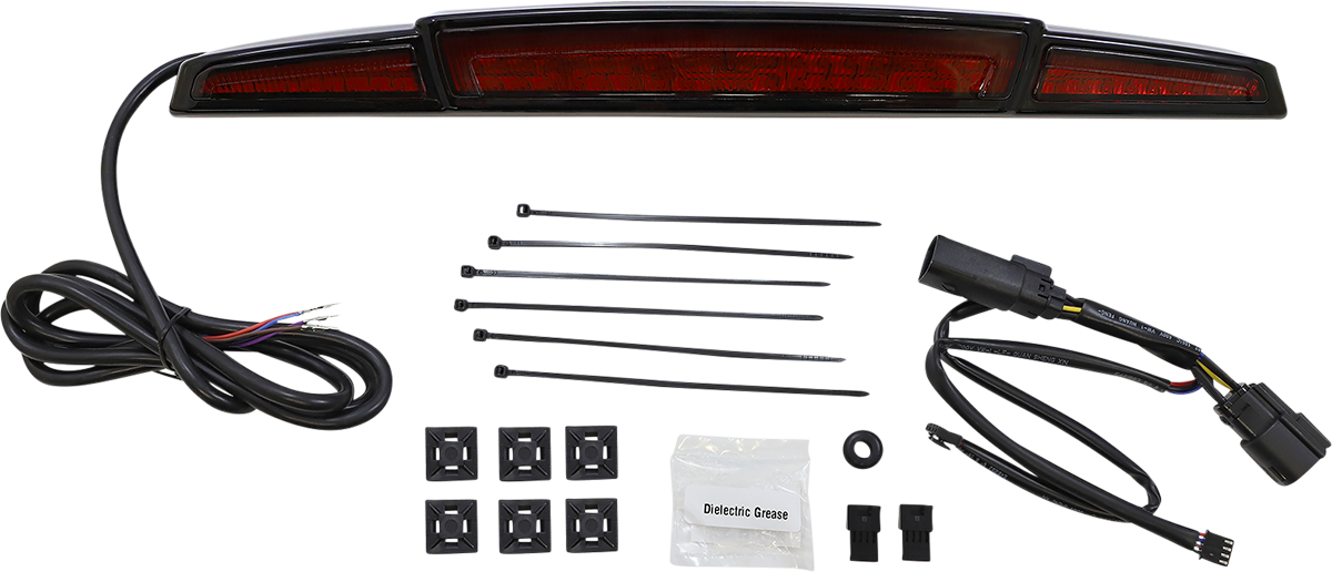 Trunk Light/Taillight - Black - Red