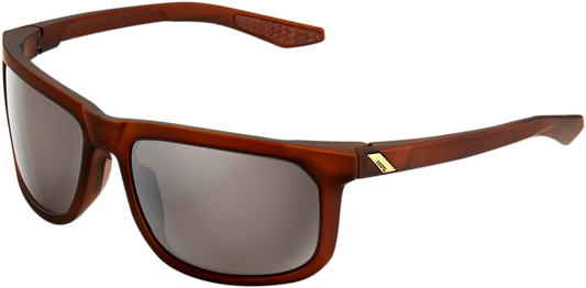Hakan Sunglasses - Rootbeer - Silver Mirror