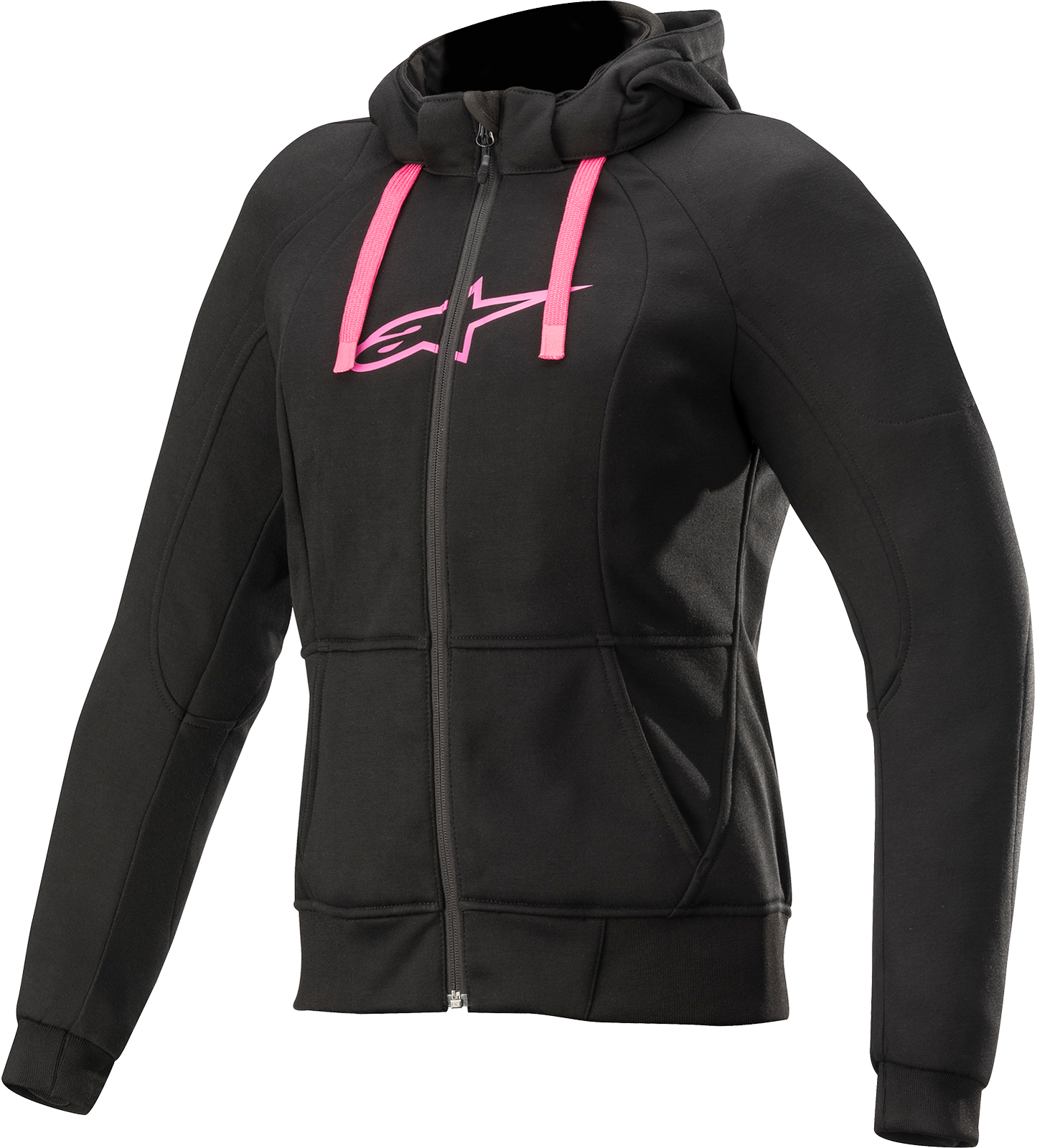 Women's Sport Jacket/Hoodie - Black/Pink- Small