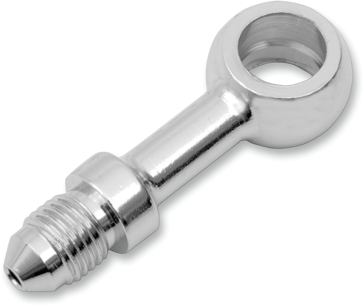 Conector de linea de frenos recto cromo 3/8"