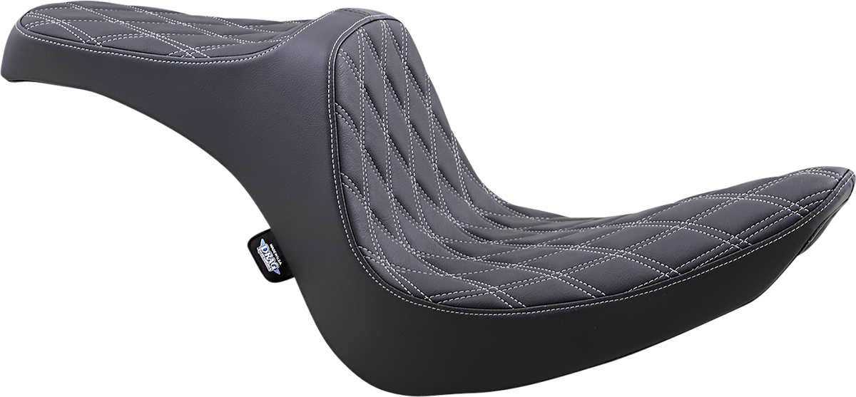 Predator III Seat - Double Diamond - Silver Thread