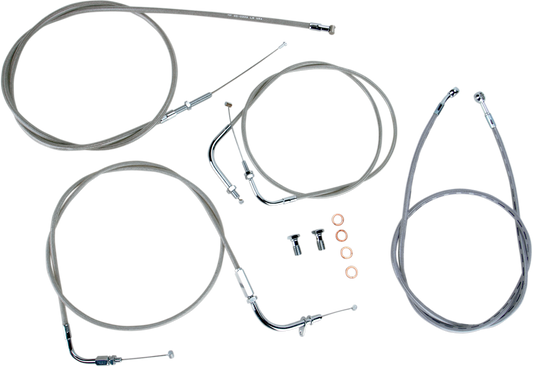 Cable Line Kit - 15" - 17" - XVS650CU - Stainless Steel